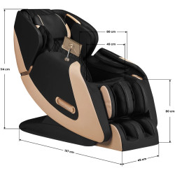 Массажное кресло Sakura Luxury 808 143080 (Black/Beige) Thumb