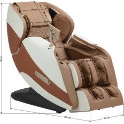 Массажное кресло Sakura Luxury 808 154184 (Beige/White) Thumb