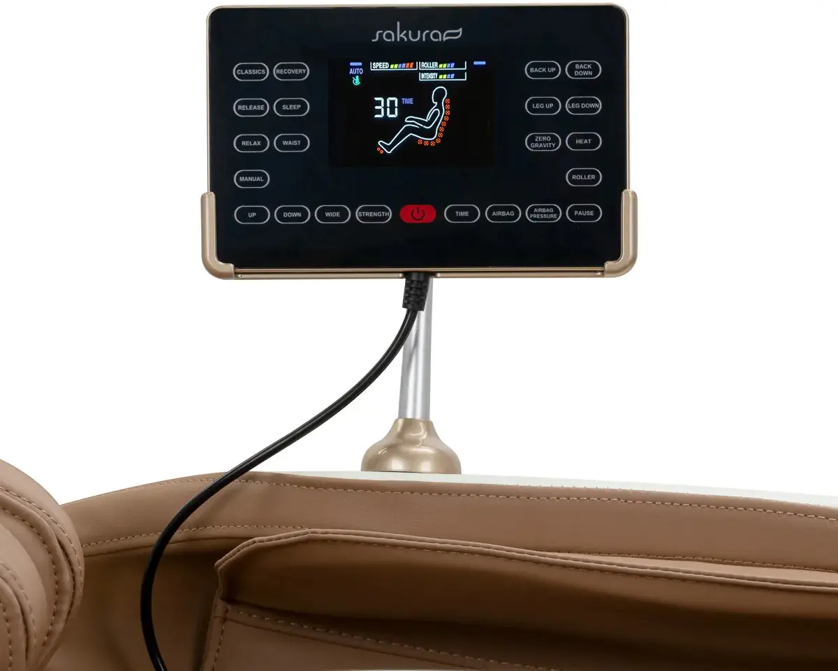 Массажное кресло Sakura Luxury 808 154184 (Beige/White)