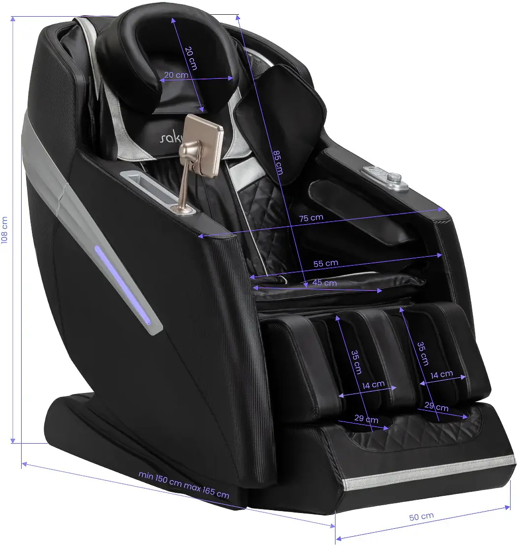 Массажное кресло Sakura Prime 101 154219 (Black)