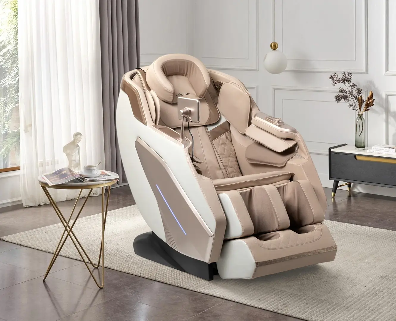 Fotoliu de masaj Sakura Prime 108 154220 (Cream/Beige)