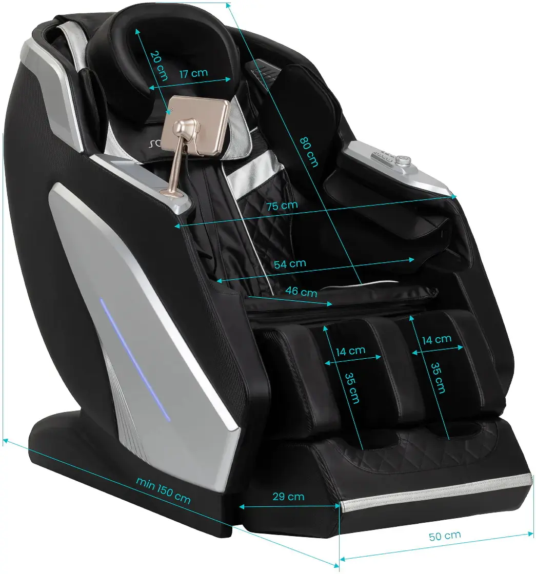 Fotoliu de masaj Sakura Prime 108 154221 (Black) - 14