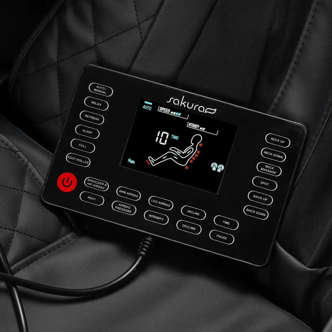 Массажное кресло Sakura Standard 801 (Black/Red)