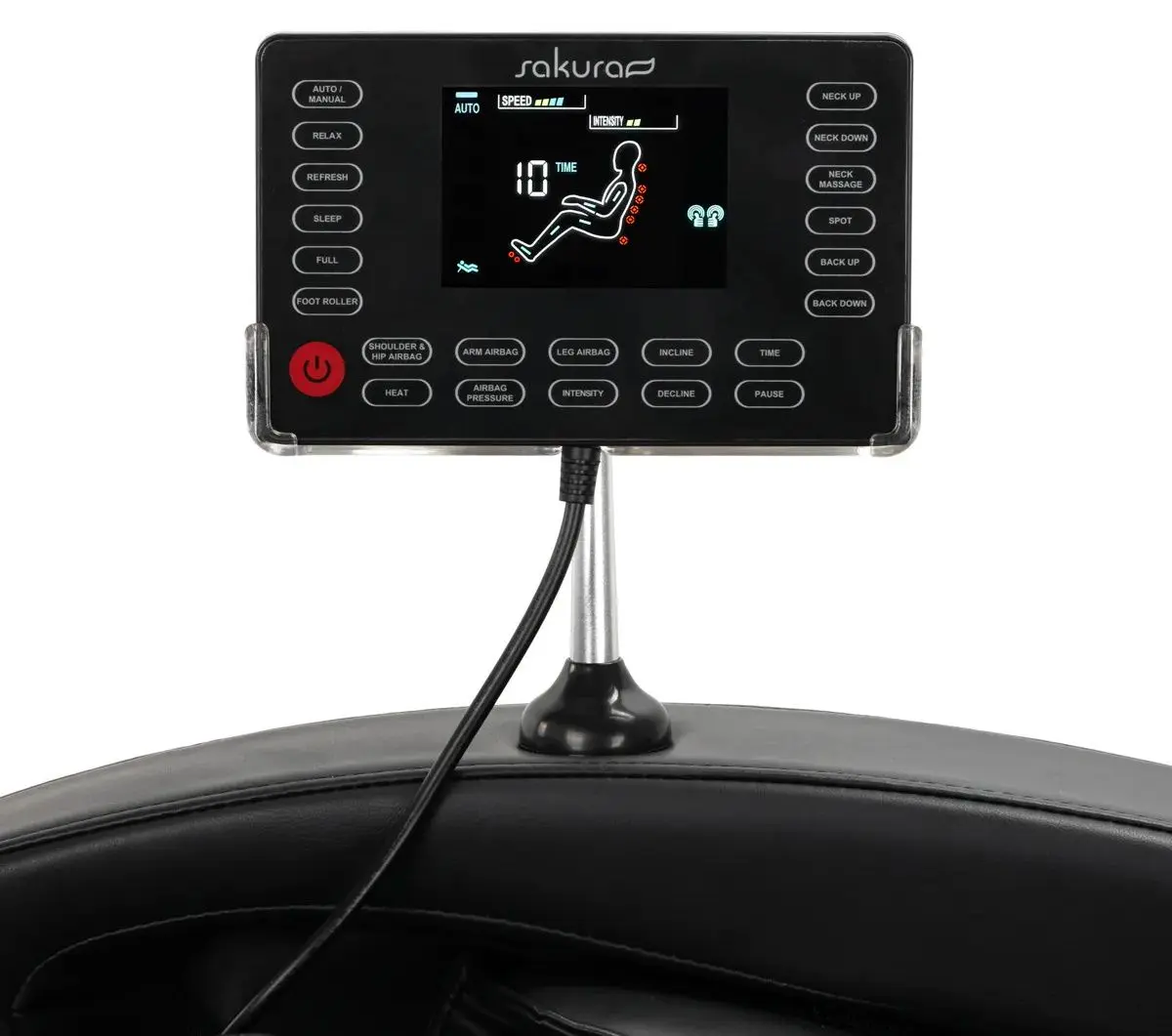 Массажное кресло Sakura Standard 801 (Black/Red)