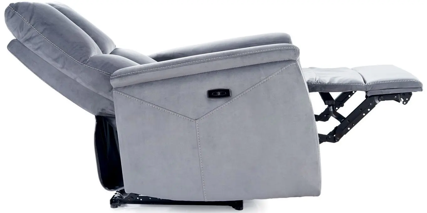 Fotoliu-recliner Signal Neptun M Velvet Bluvel 14 (Grey)