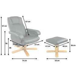 Fotoliu de masaj cu suport Sofotel 2010 (Black) Thumb