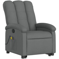 Массажное кресло с подъемником VidaXL 3204105 (Dark Grey) Thumb