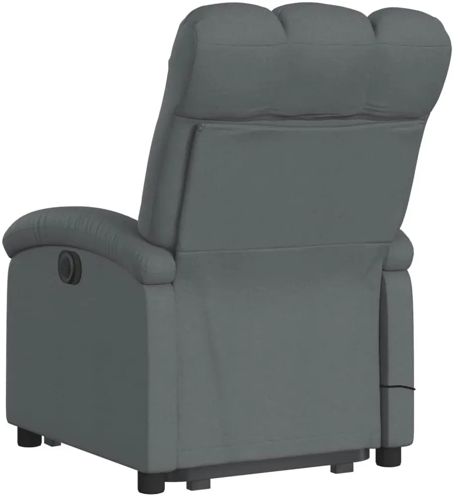 Массажное кресло с подъемником VidaXL 3204105 (Dark Grey)