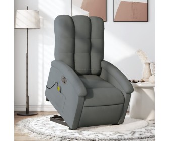 Массажное кресло с подъемником VidaXL 3204129 (Dark Grey)