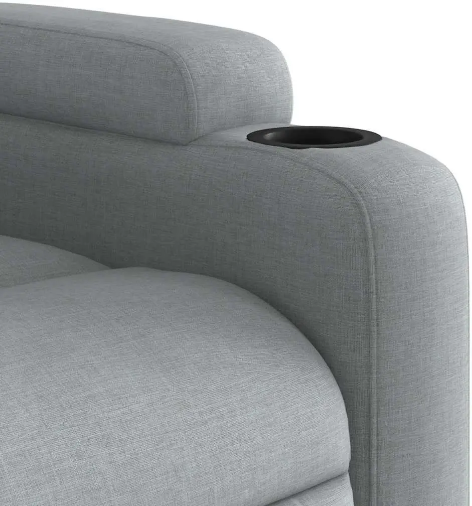 Массажное кресло с подъемником VidaXL 3204380 (Light Grey)