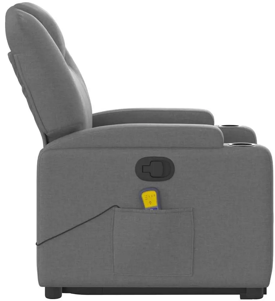 Массажное кресло с подъемником VidaXL 3204381 (Dark Grey)