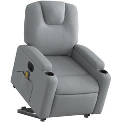 Массажное кресло с подъемником VidaXL 3204404 (Light Grey) Thumb