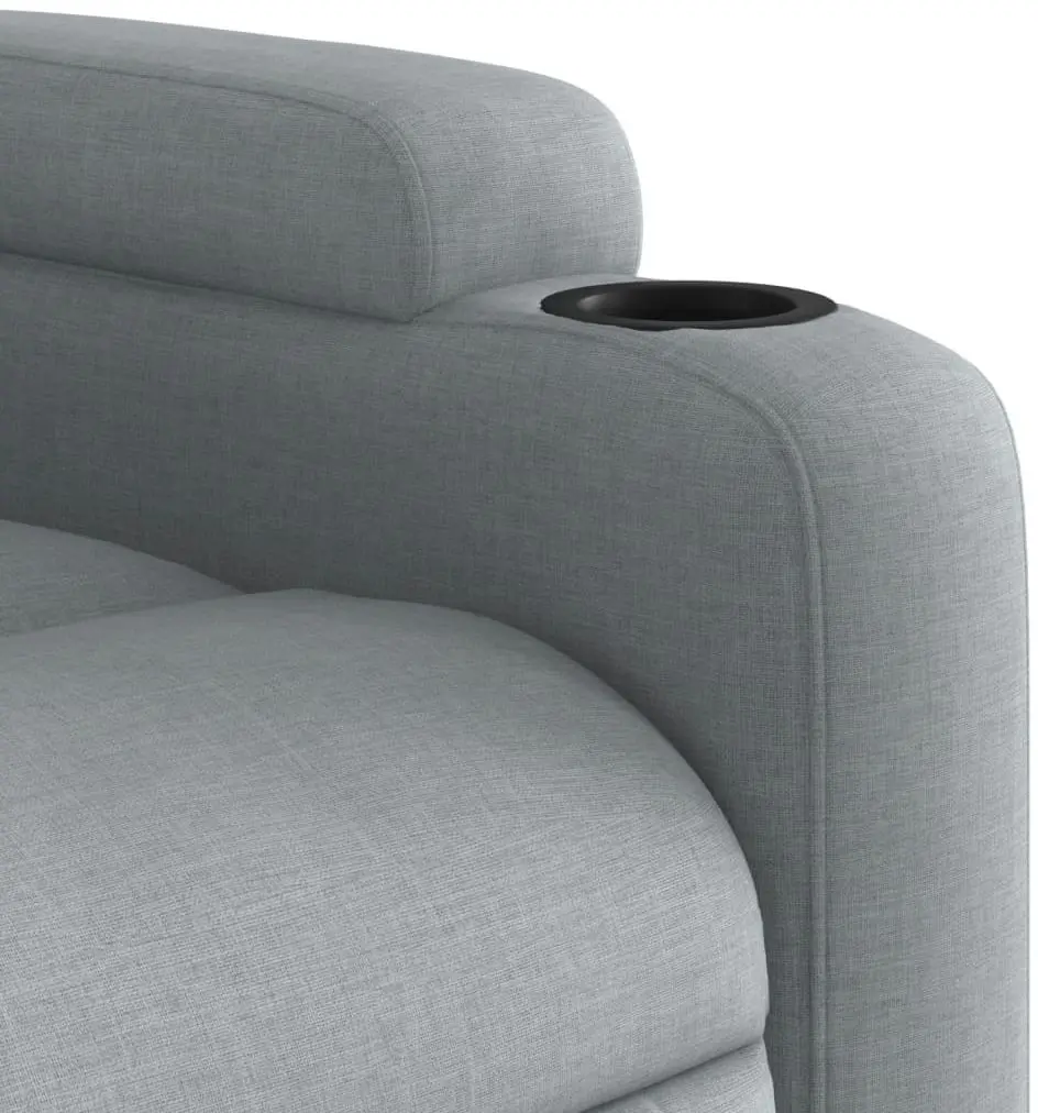 Массажное кресло с подъемником VidaXL 3204404 (Light Grey)