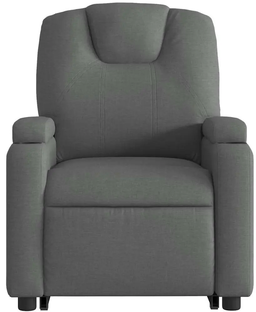 Fotoliu de masaj cu ridicare VidaXL 3204405 (Dark Grey)