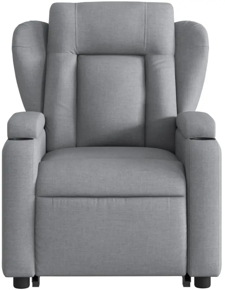 Fotoliu de masaj cu ridicare VidaXL 3204494 (Light Grey)