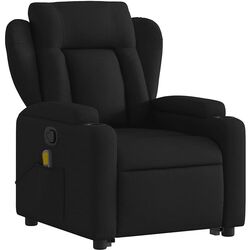 Fotoliu de masaj cu ridicare VidaXL 3204496 (Black) Thumb