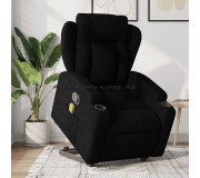 Массажное кресло с подъемником VidaXL 3204496 (Black)