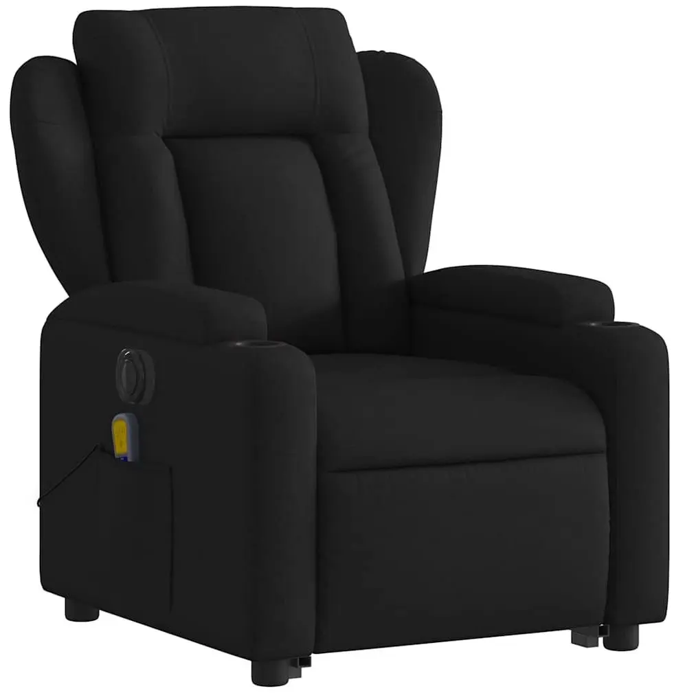 Массажное кресло с подъемником VidaXL 3204520 (Black)