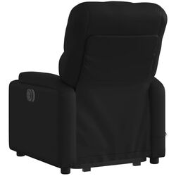 Fotoliu de masaj cu ridicare VidaXL 3204793 (Black) Thumb