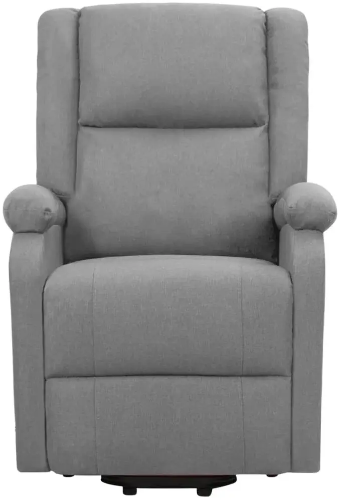 Fotoliu de masaj cu ridicare VidaXL 329709 (Light Grey)