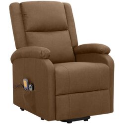Fotoliu de masaj cu ridicare VidaXL 329713 (Brown) Thumb