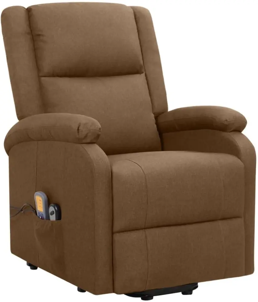 Fotoliu de masaj cu ridicare VidaXL 329713 (Brown)
