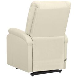 Fotoliu de masaj cu ridicare VidaXL 329718 (Cream) Thumb