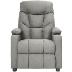 Fotoliu de masaj VidaXL 3098827 (Light Grey) Thumb