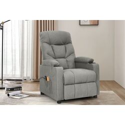 Fotoliu de masaj VidaXL 3098827 (Light Grey)