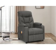 Fotoliu de masaj VidaXL 3098828 (Dark Grey)