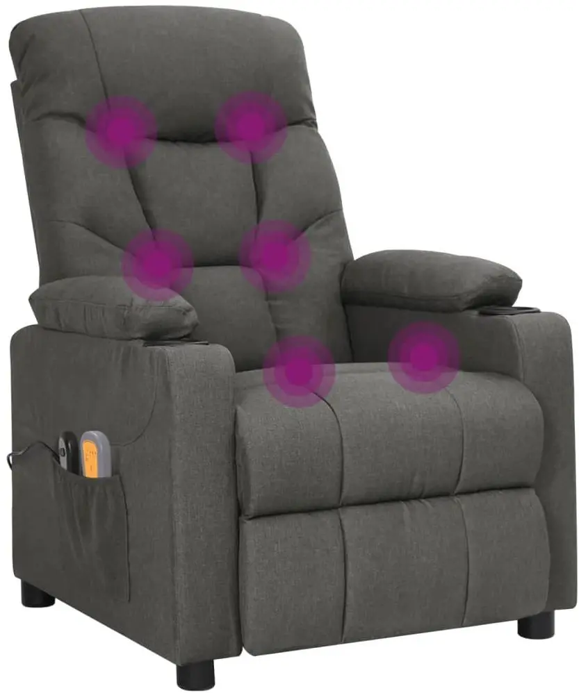 Массажное кресло VidaXL 3098828 (Dark Grey) - 7