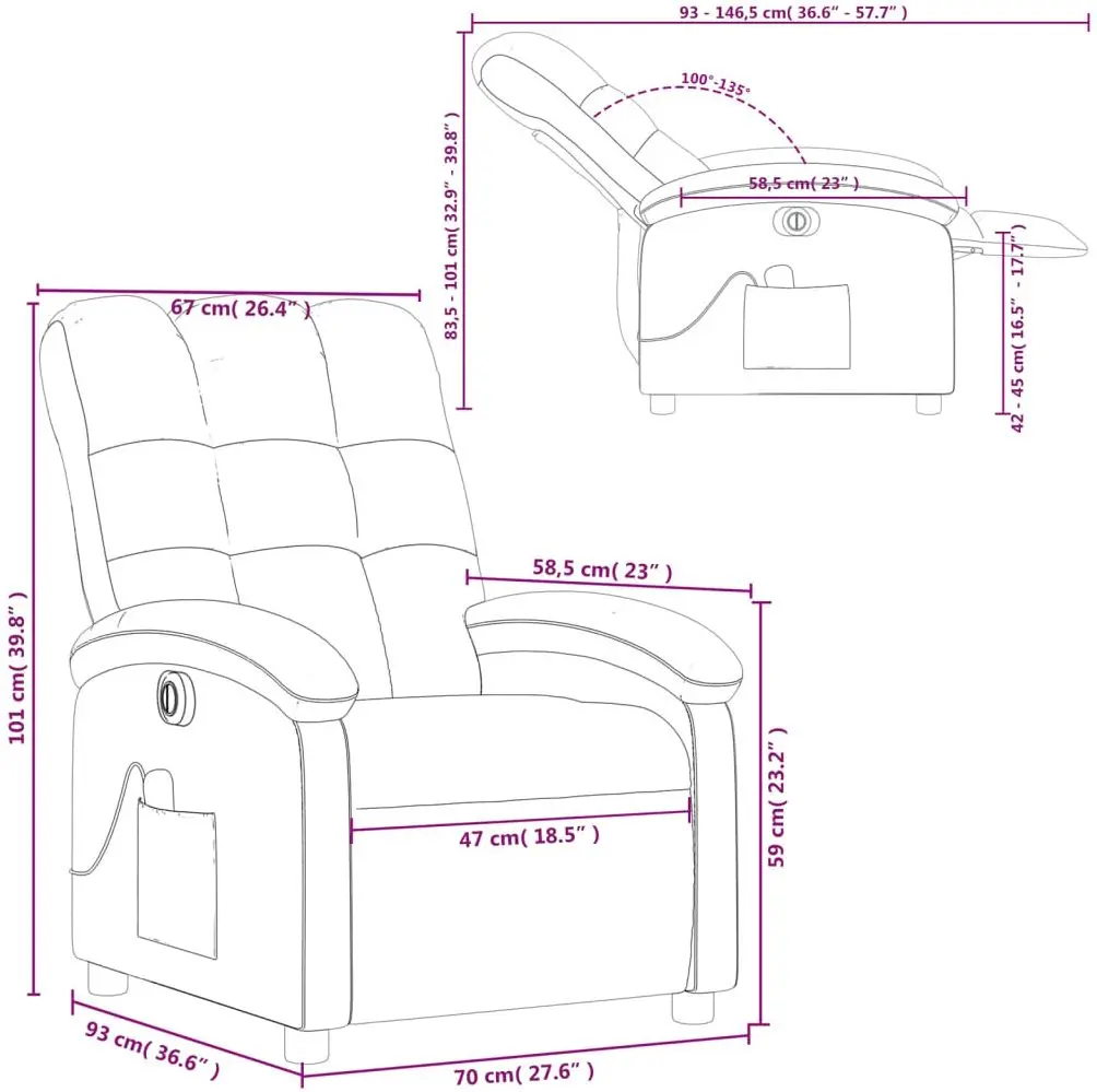 Массажное кресло VidaXL 3204081 (Dark Grey)