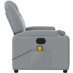 Fotoliu de masaj VidaXL 3204356 (Light Grey) Thumb