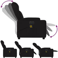 Массажное кресло VidaXL 3204472 (Black) Thumb