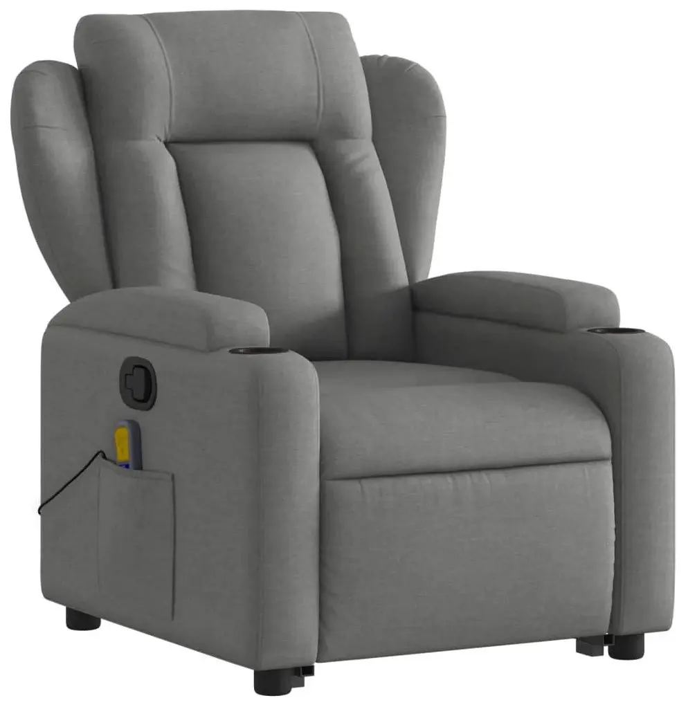 Fotoliu de masaj VidaXL 3204495 (Dark Grey)