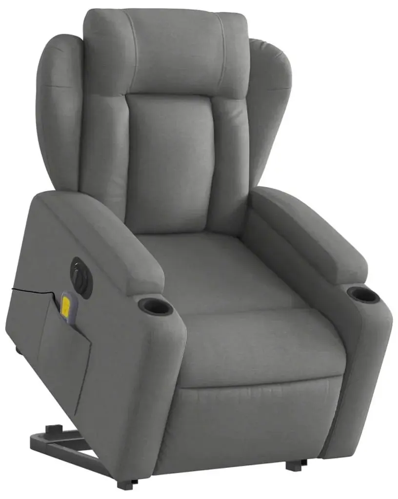 Fotoliu de masaj VidaXL 3204519 (Dark Grey)