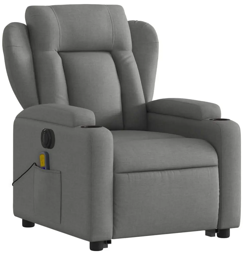 Fotoliu de masaj VidaXL 3204519 (Dark Grey)