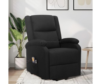 Fotoliu de masaj VidaXL 329711 (Black)