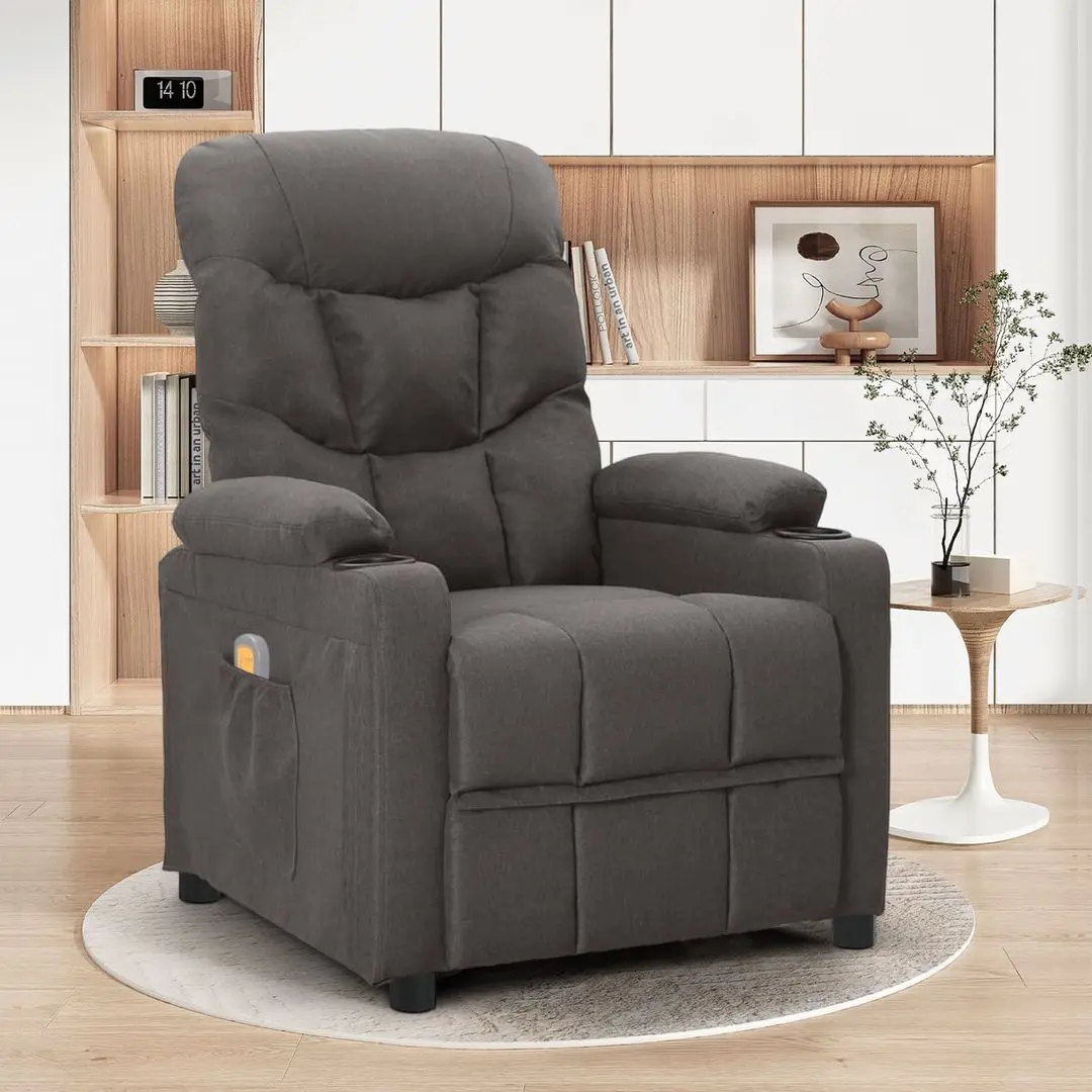 Массажное кресло VidaXL 339093 (Dark Grey)