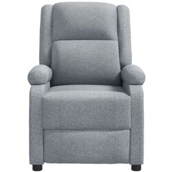Fotoliu de masaj VidaXL 340936 (Light Grey) Thumb