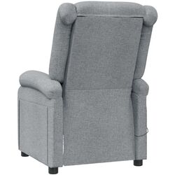 Fotoliu de masaj VidaXL 340936 (Light Grey) Thumb