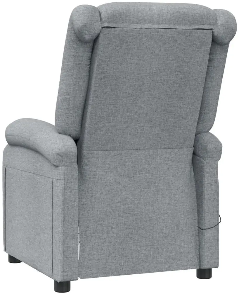 Fotoliu de masaj VidaXL 340936 (Light Grey)
