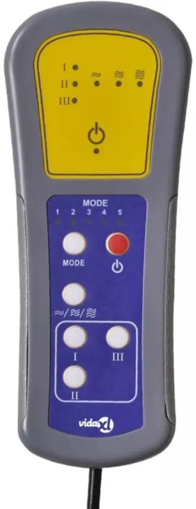 Fotoliu de masaj VidaXL 340936 (Light Grey)