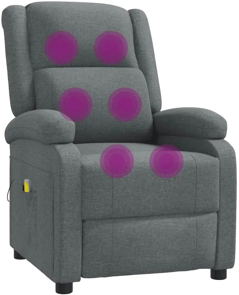 Массажное кресло VidaXL 340937 (Dark Grey)