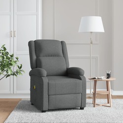 Fotoliu de masaj VidaXL 340937 (Dark Grey)