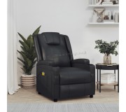 Fotoliu de masaj VidaXL 342712 (Black)