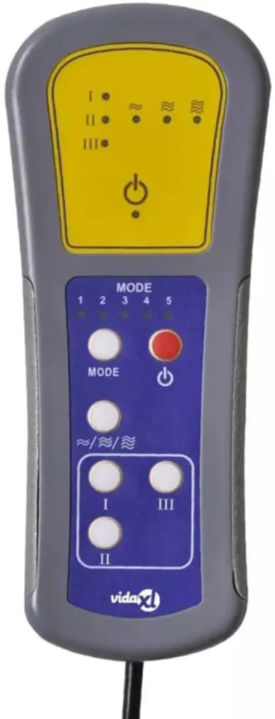 Fotoliu de masaj VidaXL 342712 (Black)