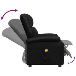 Fotoliu de masaj VidaXL 344181 (Black) Thumb