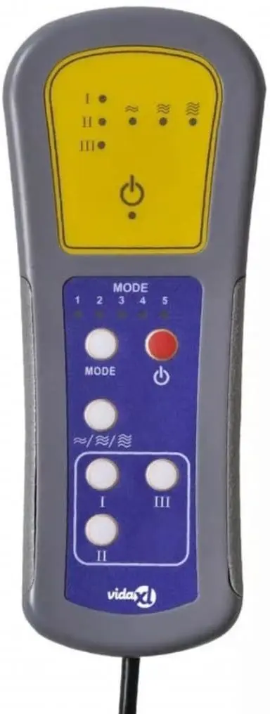 Fotoliu de masaj VidaXL 344181 (Black)