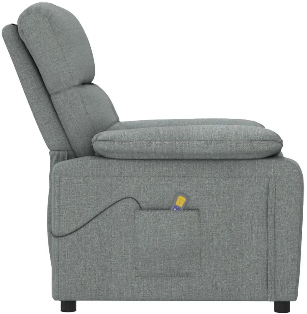 Fotoliu de masaj VidaXL 348288 (Dark Grey)